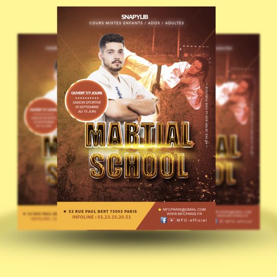 Flyer martialschool snapylib